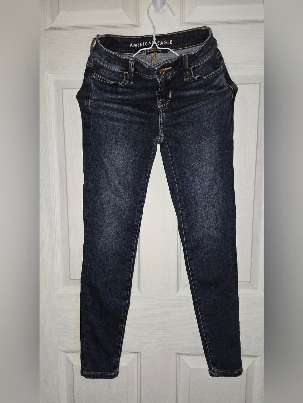 American Eagle Outfitters Women's Dark Indigo Skinny Jeans